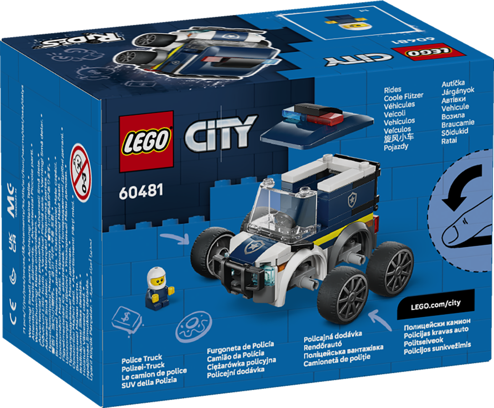 LEGO LEGO CITY VEICOLI – SUV DELLA POLIZIA 60481