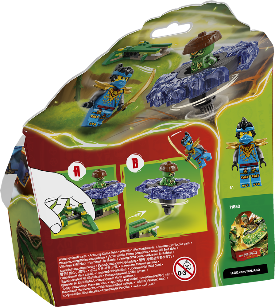 LEGO NINJAGO NYA CONTRO SPINNER MOSTRO DELLA MUTAZIONE 71849