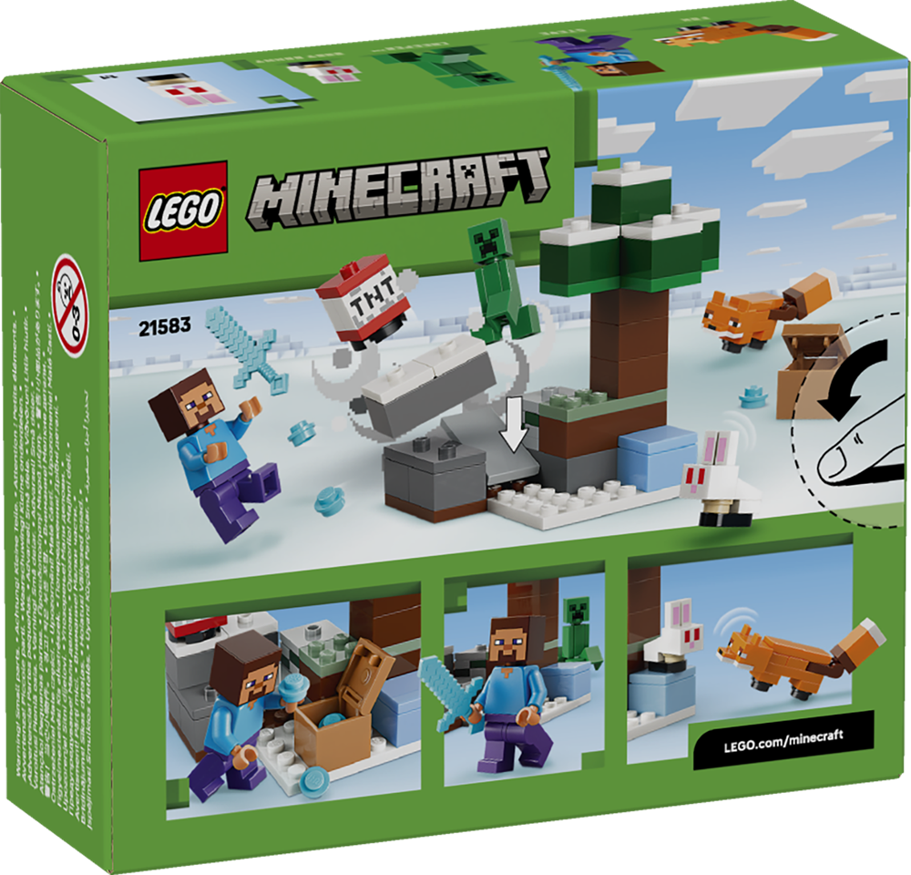 LEGO MINECRAFT AVVENTURA DI STEVE NELLA TAIGA 21583