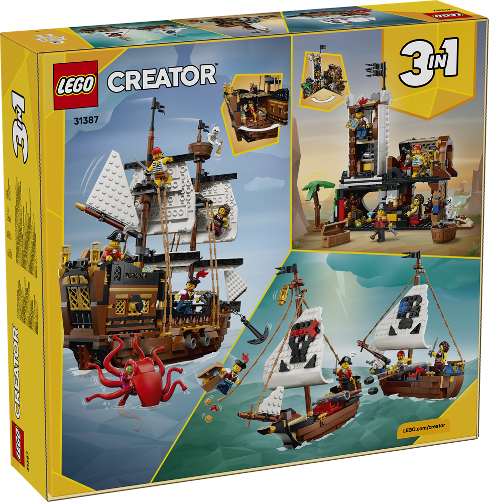 LEGO CREATOR ICONICA NAVE DA PIRATA 31387