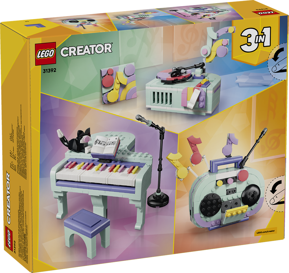 LEGO CREATOR PIANOFORTE DECORATIVO CON GATTO 31392