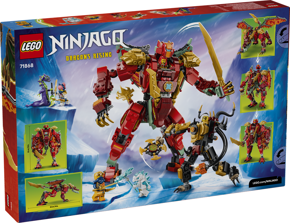 LEGO NINJAGO MECH DRAGO MUTAFORMA DI WYLDFYRE 71868