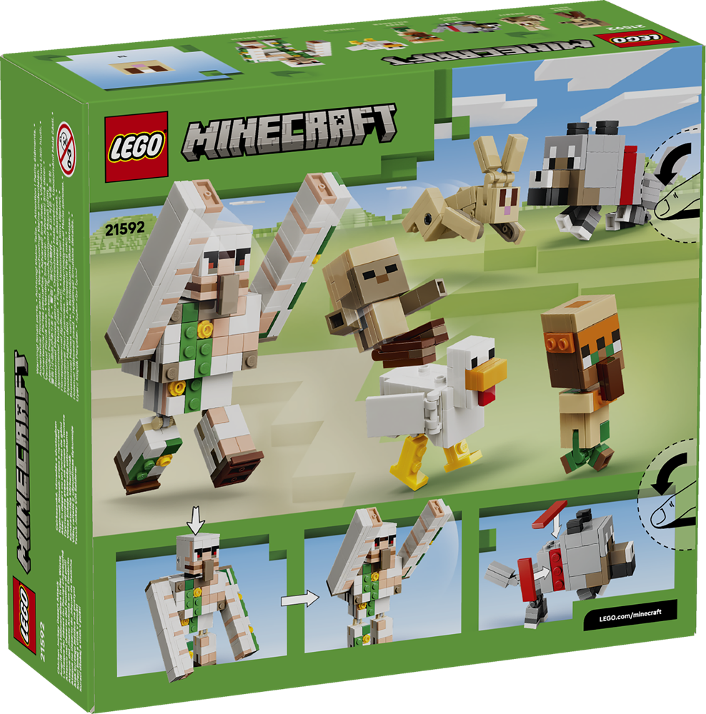 LEGO MINECRAFT ATTACCO NEL DESERTO DEL FANTINO DI POLLI 21592