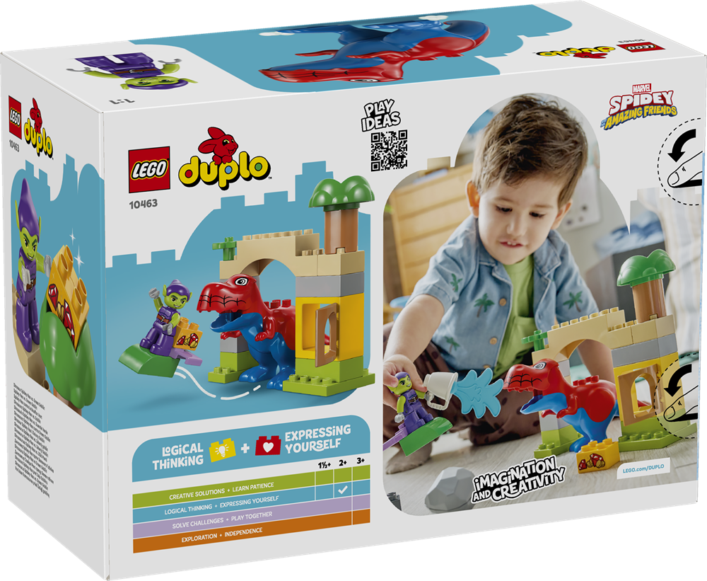 LEGO DUPLO DISNEY TM DINOSAURO SPIDEY-REX VS. GOBLIN 10463