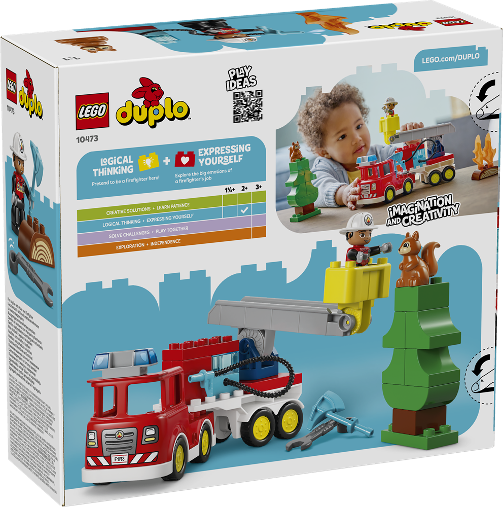 LEGO DUPLO TOWN AUTOPOMPA CON MANICHETTA E POMPIERE 10473