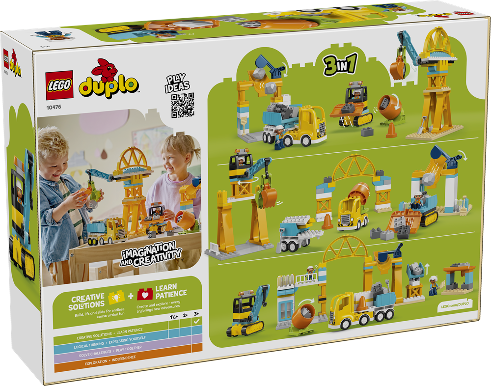 LEGO DUPLO TOWN CANTIERE E VEICOLI 3 IN 1 10476