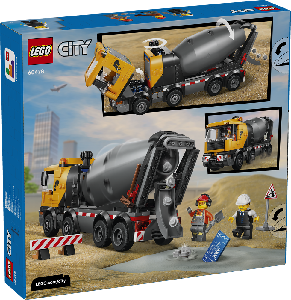 LEGO LEGO CITY BETONIERA 60478