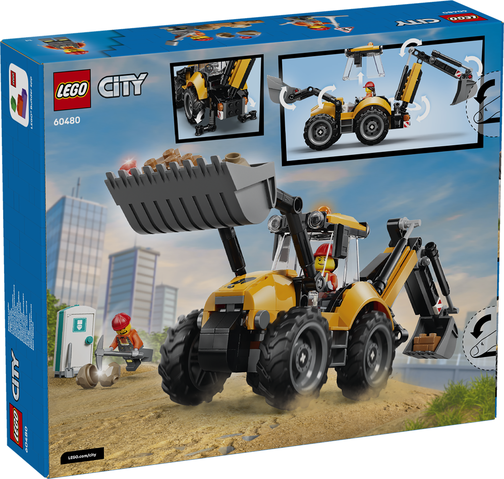 LEGO CITY SCAVATRICE DA CANTIERE GIALLA 60480