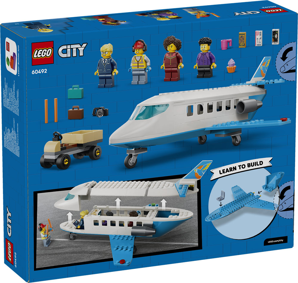LEGO CITY JET PASSEGGERI 60492