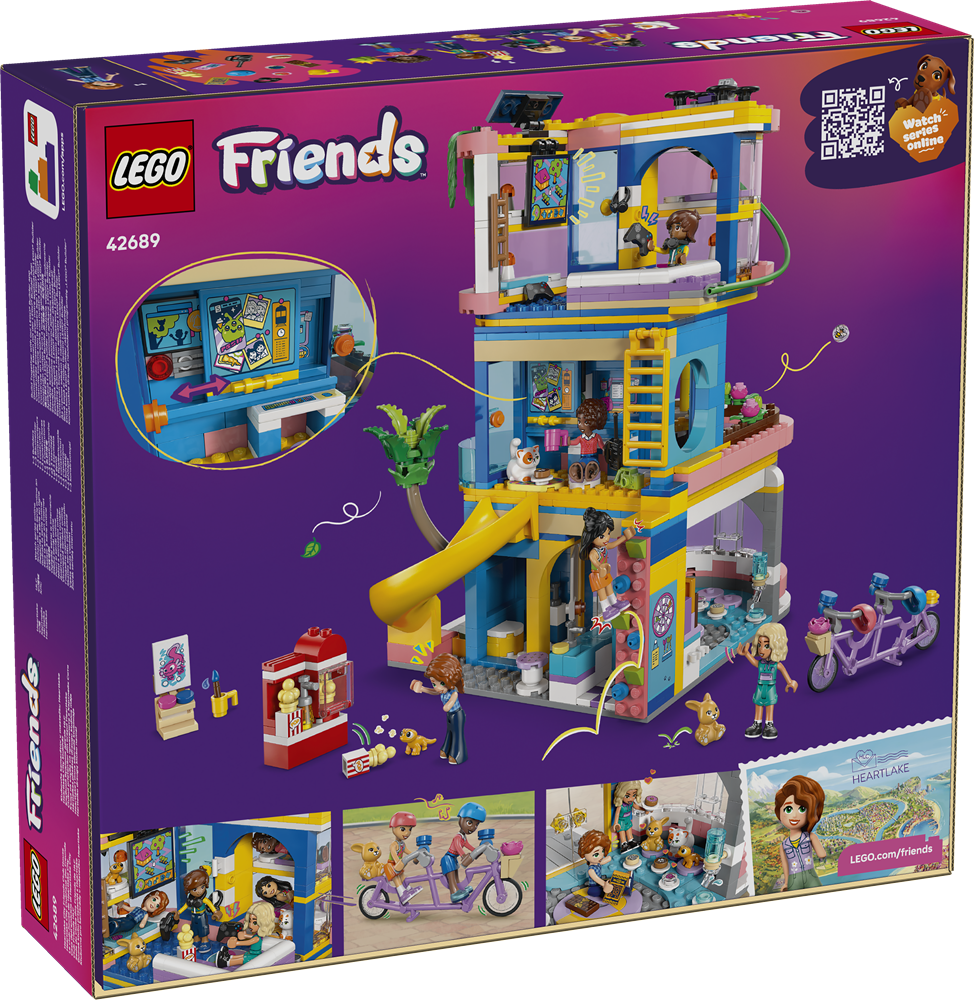 LEGO LEGO FRIENDS CASA DELL'AMICIZIA DI HEARTLAKE CITY 42689