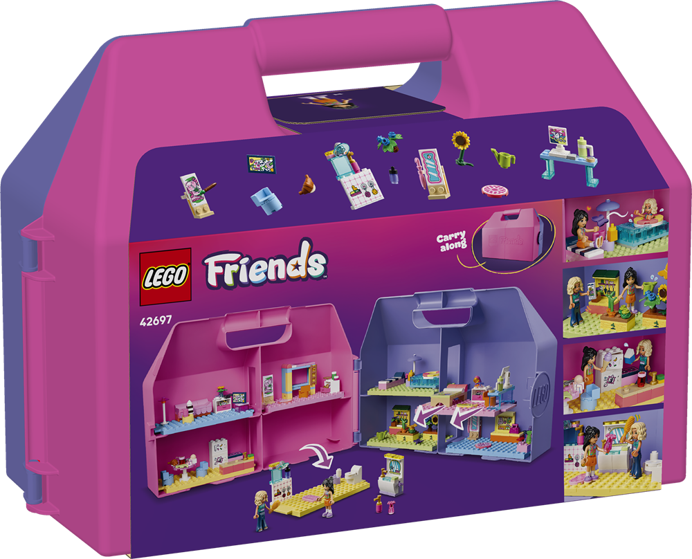 LEGO FRIENDS VALIGETTA CREATIVA CASA DELLE BAMBOLE 42697