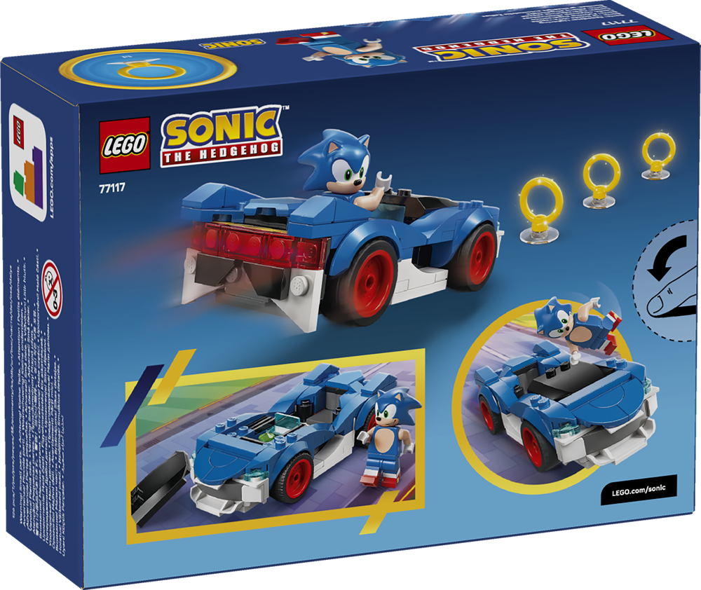LEGO SONIC THE HEDGEHOG™ SONIC: FULMINE SUPERSONICO 77117