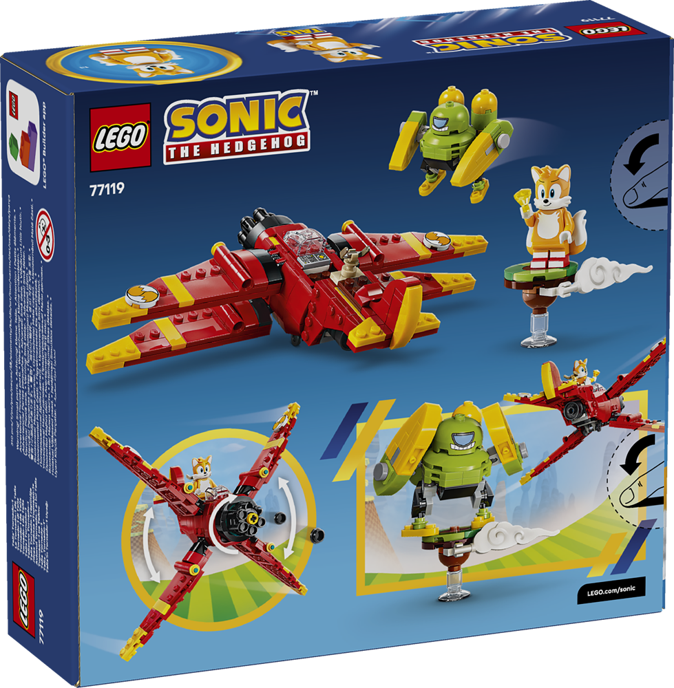 LEGO SONIC THE HEDGEHOG™ TORNADO-1 DI TAILS 77119