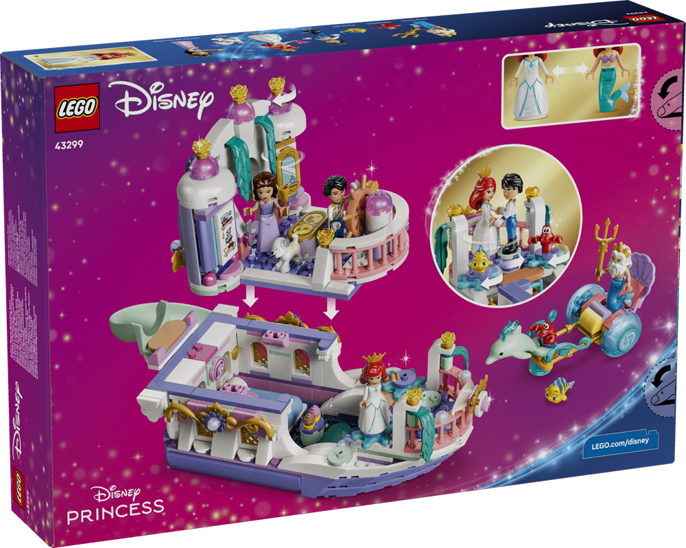 LEGO DISNEY™ LA BARCA NUZIALE DI ARIEL 43299