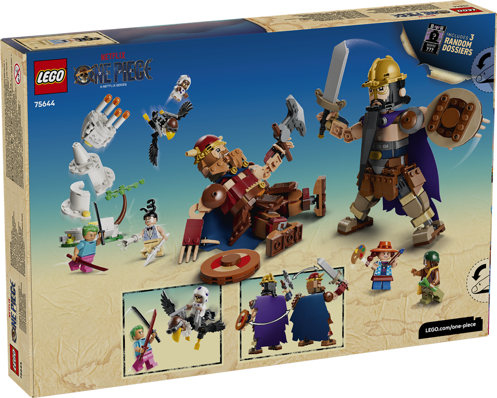 LEGO ONE PIECE DORI CONTRO BROGI – GIGANTI DI LITTLE GARDEN 75644