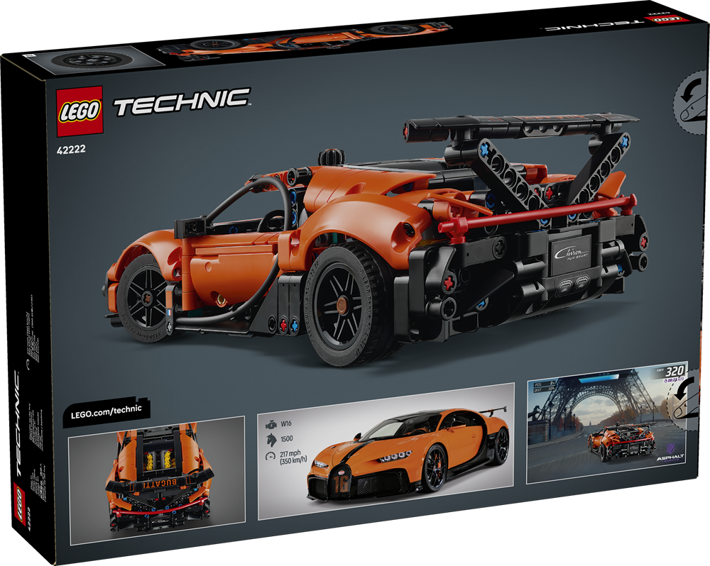 LEGO TECHNIC HYPER CAR BUGATTI CHIRON PUR SPORT 42222