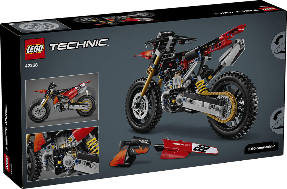 LEGO TECHNIC MOTO DUCATI DESMO450 MX FACTORY 42238