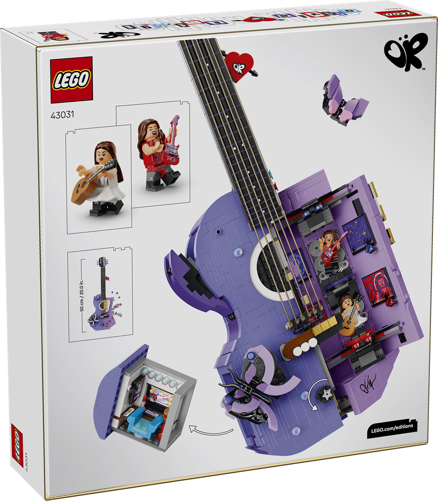 LEGO EDITIONS MUSIC LA CHITARRA BICOLORE DI OLIVIA RODRIGO 43031
