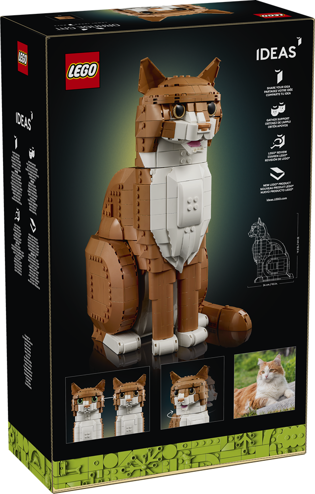 LEGO IDEAS GATTO SORIANO 21376