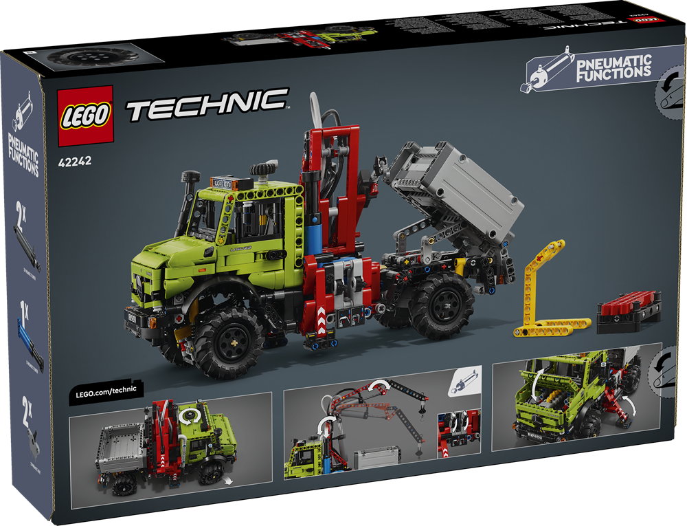 LEGO TECHNIC MERCEDES-BENZ UNIMOG U 5023 CON GRU 42242