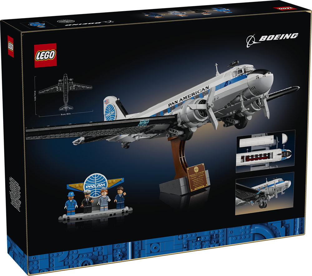 LEGO ICONS AEREO DI LINEA DOUGLAS™ DC-3™ PAN AM&reg; 11378