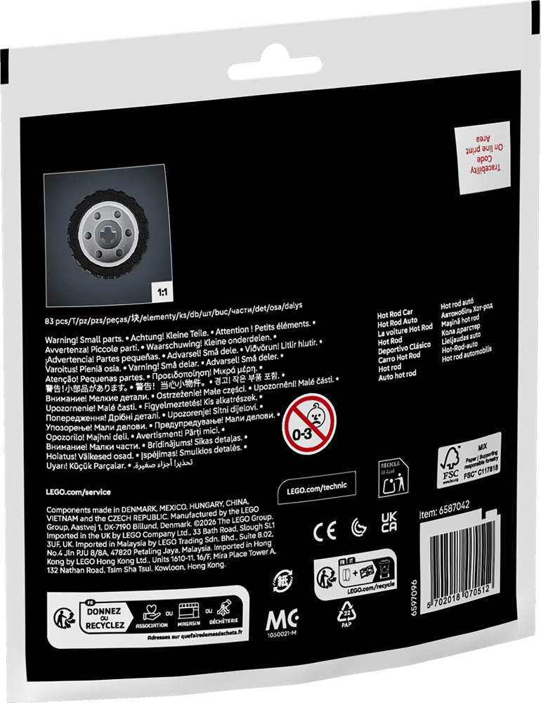 LEGO TECHNIC HOT ROD 30735