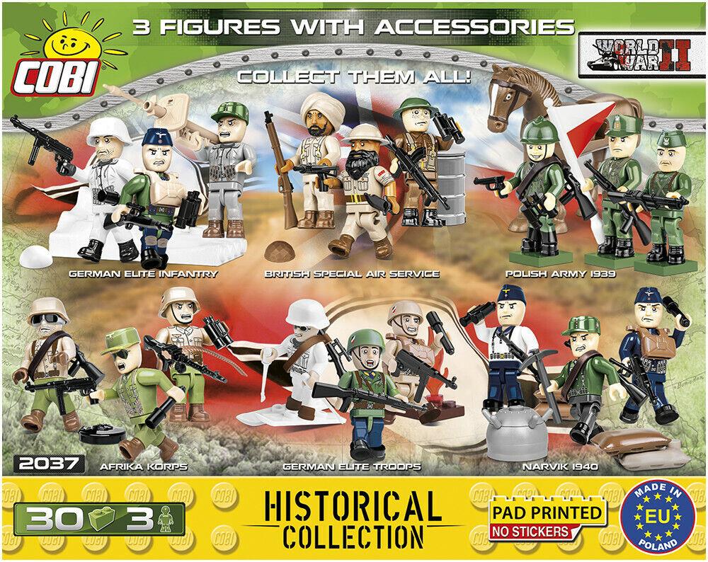 COBI HISTORICAL COLLECTION WWII FORZE ARMATE FRANCESI 2037