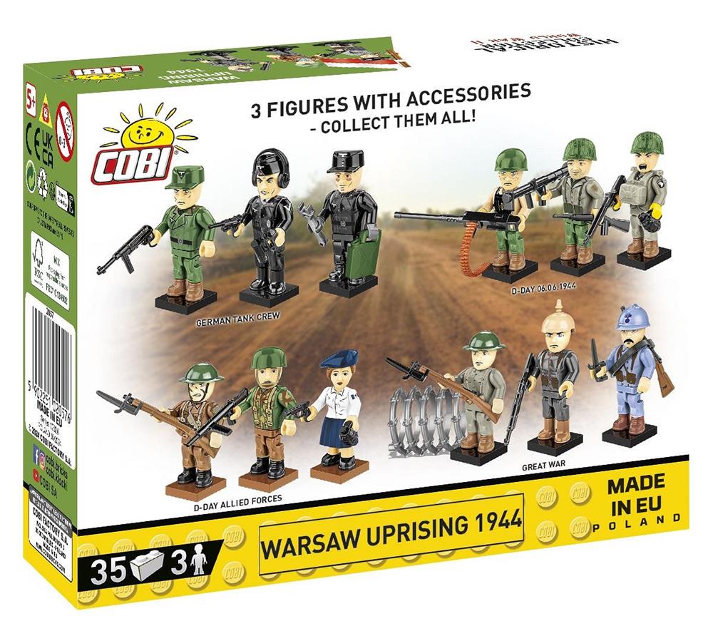 COBI HISTICAL COLLECTION WWII RIVOLTA DI VARSAVIA 1944 2057