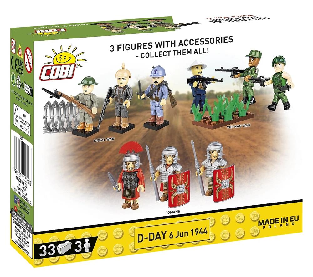 COBI HISTORICAL COLLECTION WWII D-DAY 6 JUN 1944 2058 COBI HISTORICAL COLLECTION WWII D-DAY 6 JUN 1944 2058