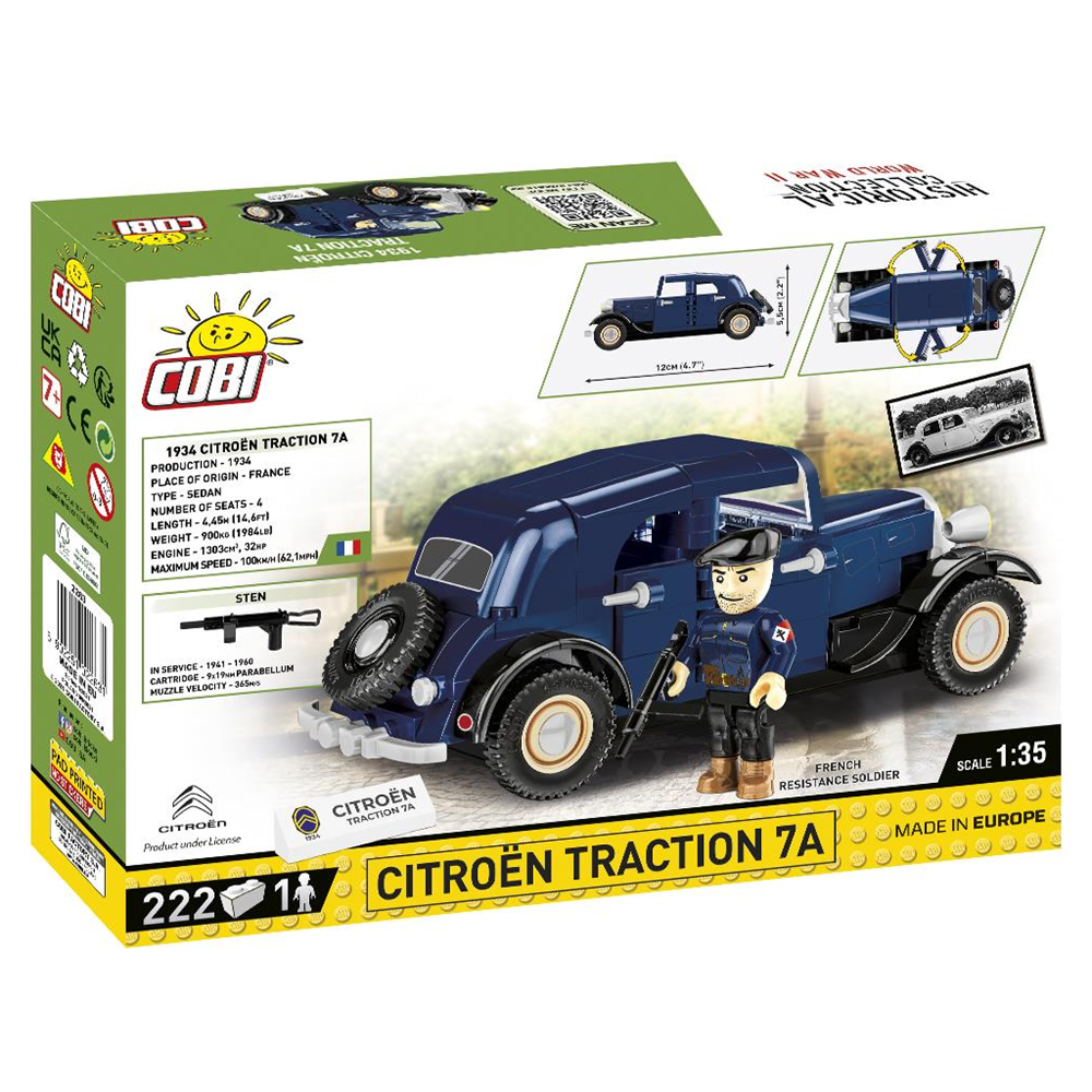 COBI HISTORICAL COLLECTION 1934 CITROEN TRACTION 7A 2263