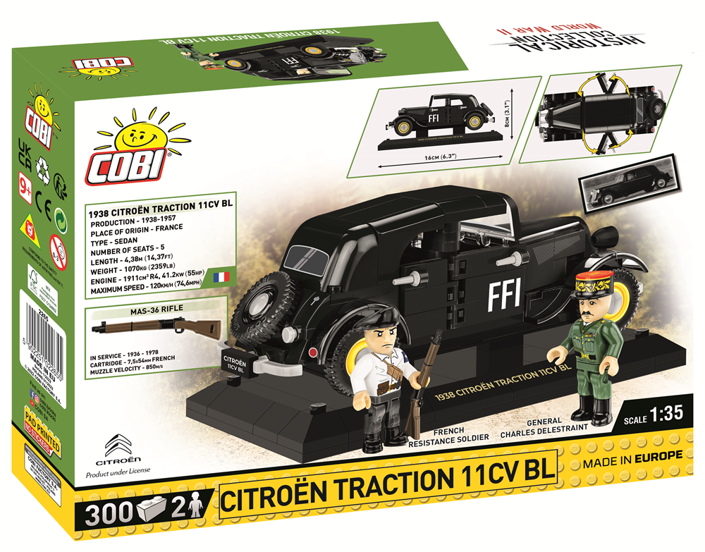 COBI HISTORICAL COLLECTION CITROEN TRACTION 11CVBL - EXECUTIVE EDITION 2265