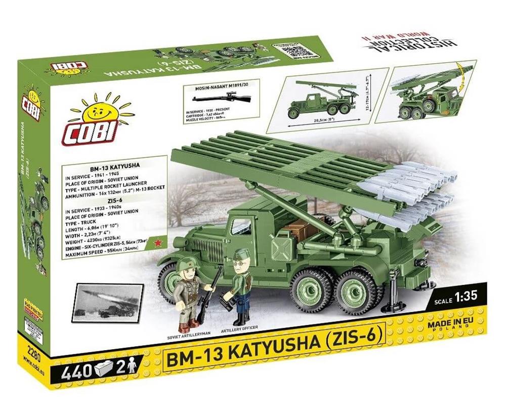 COBI HISTORICAL COLLECTION BM-13 KATYUSHA (ZIS-6) 2280