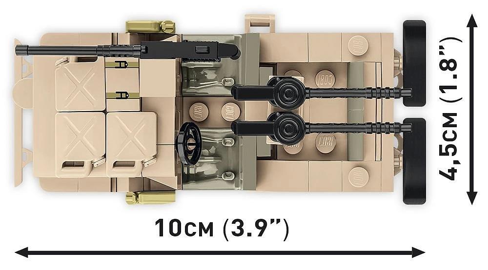 COBI HISTORICAL COLLECTION WWII WILLYS MB-SAS 2298