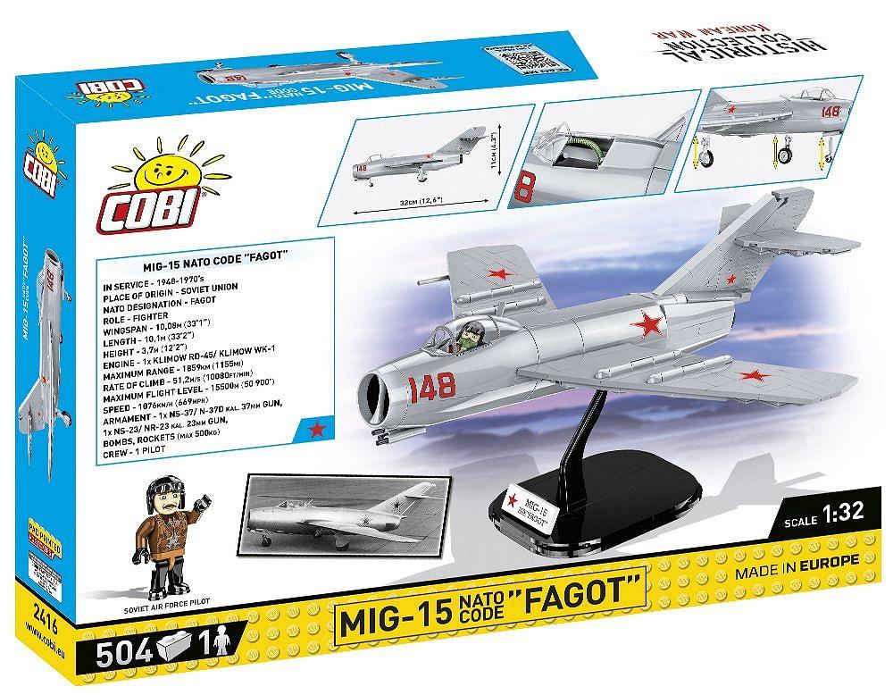 COBI HISTORICAL COLLECTION MIG-15 FAGOT 2416