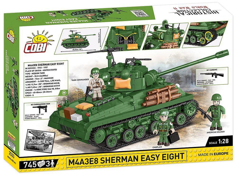 COBI HISTORICAL COLLECTION M4A3E8 SHERMAN EASY EIGHT 2533