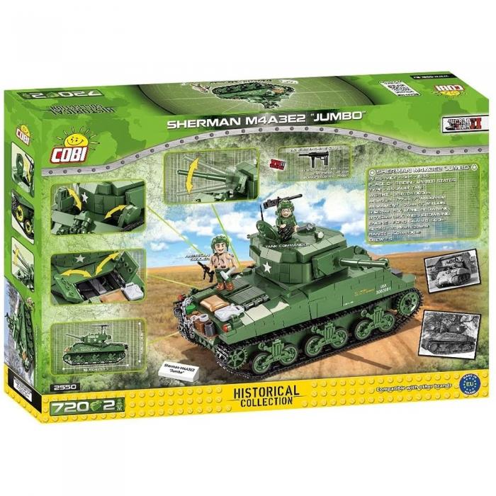 COBI HISTORICAL COLLECTION SHERMAN M4A3E2 JUMBO 2550