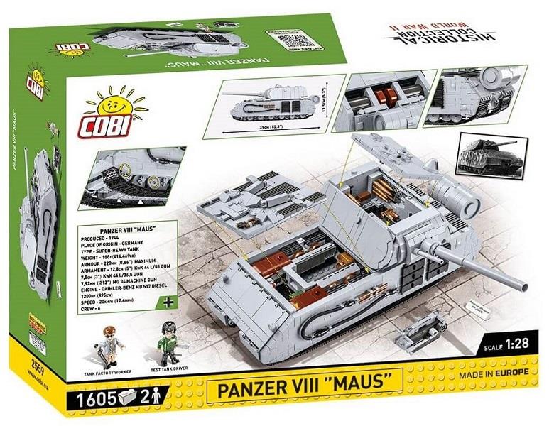 COBI HISTORICAL COLLECTION PANZER VIII MAUS 2559