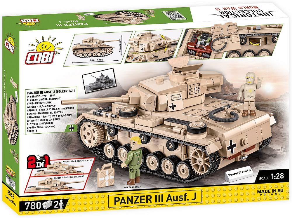 COBI HISTORICAL COLLECTION PANZER III AUSF. J 2562