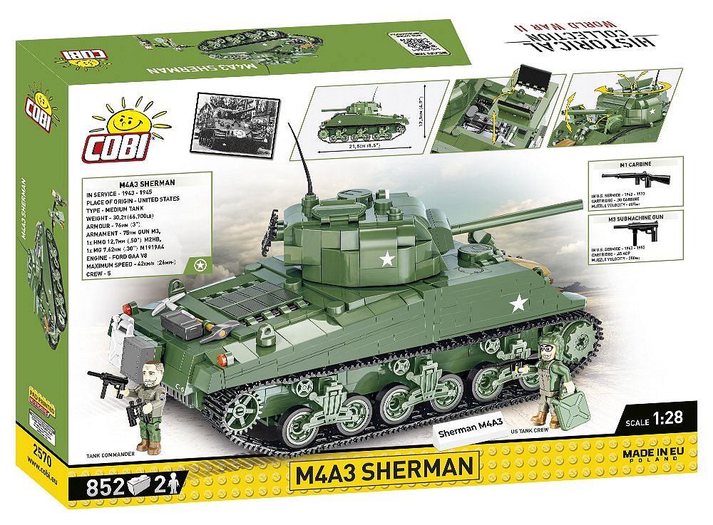 COBI HISTORICAL COLLECTION M4A3 SHERMAN 2570