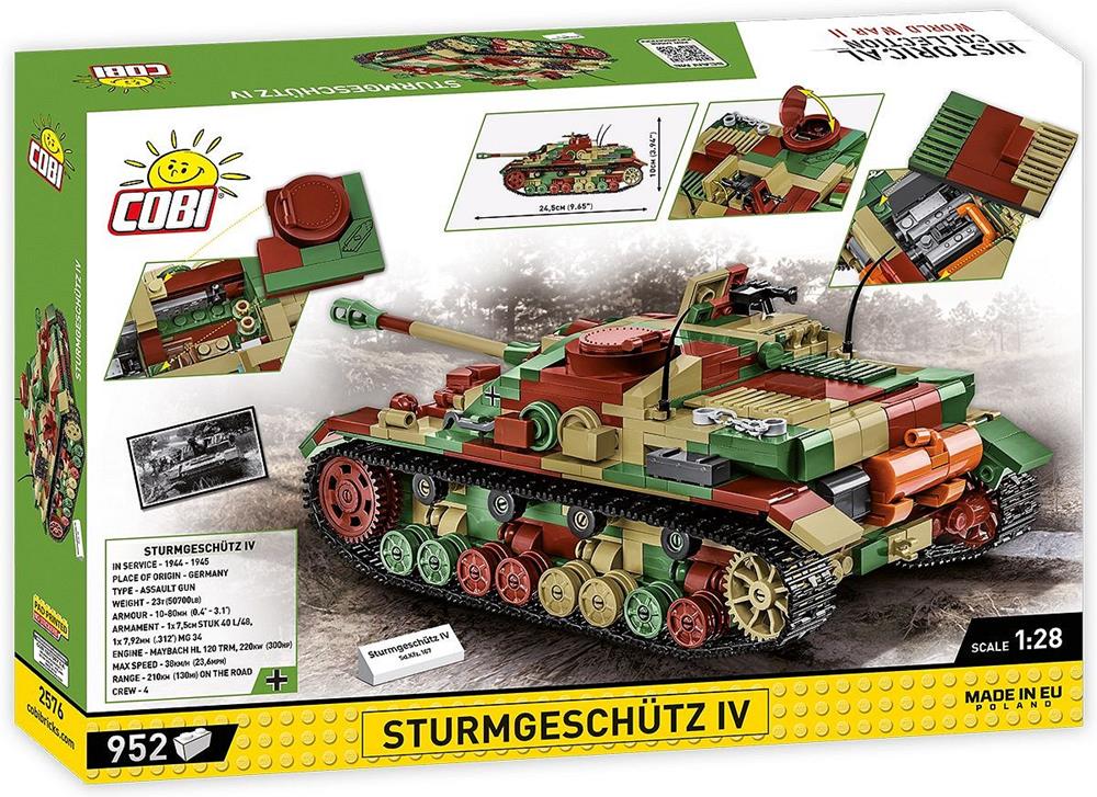 COBI HISTORICAL COLLECTION STURMGESCHÜTZ IV SD.KFZ.167 2576