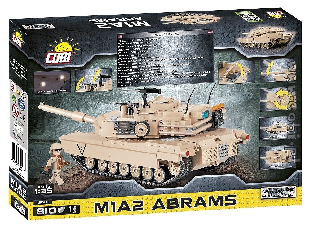 COBI ARMED FORCES M1A2 ABRAMS 2619