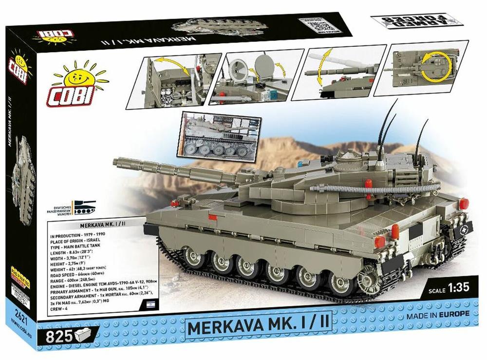 COBI ARMED FORCES MERKAVA MK. 830KL I/II 2621