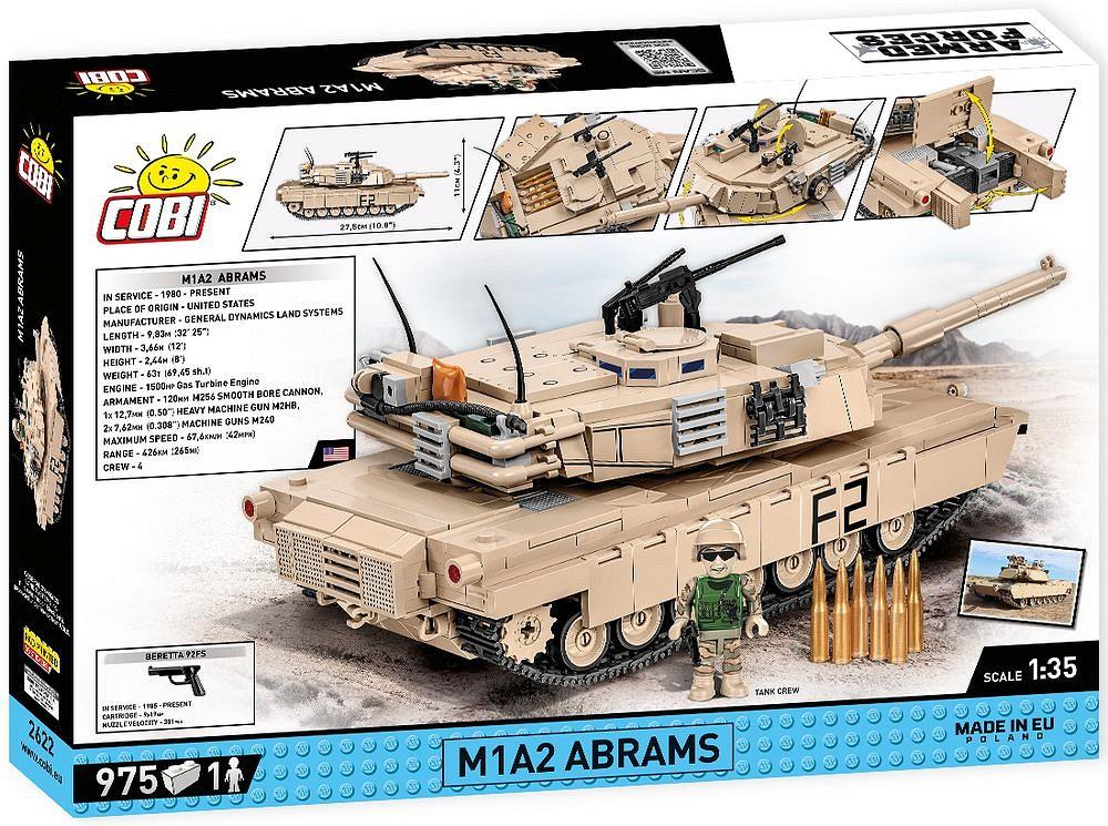 COBI ARMED FORCES M1A2 ABRAMS 2622