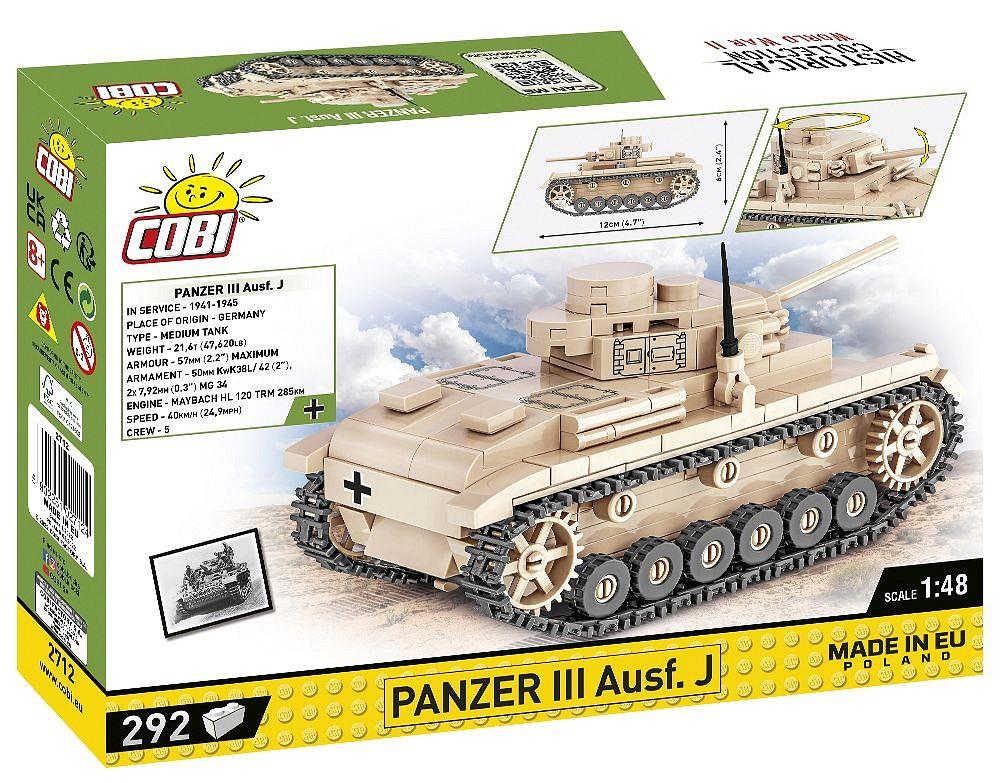 COBI HISTORICAL COLLECTION PANZER III AUSF. J 2712