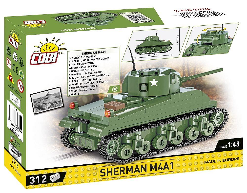 COBI HISTORICAL COLLECTION SHERMAN M4A1 2715