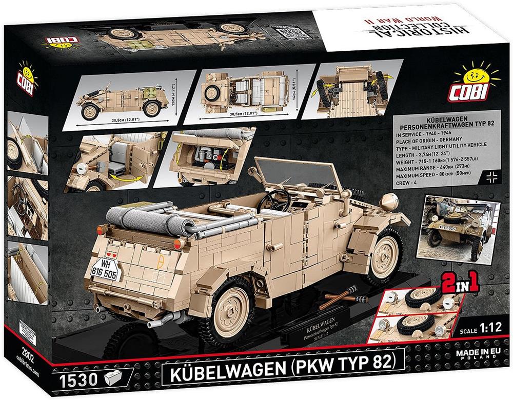 COBI SPECIAL EDITION KÜBELWAGEN (PKW TYP 82) - EXECUTIVE EDITION 2802