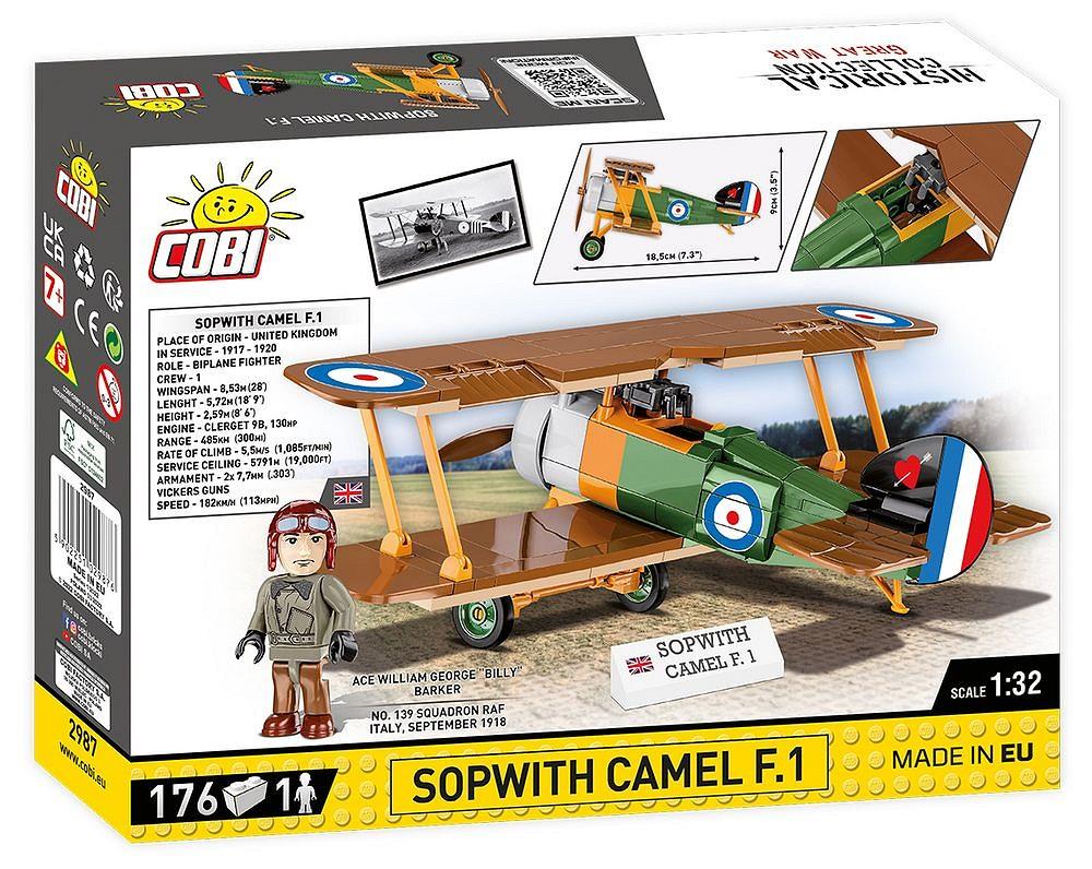 COBI HISTORICAL COLLECTION SOPWITH CAMEL F.1 2987