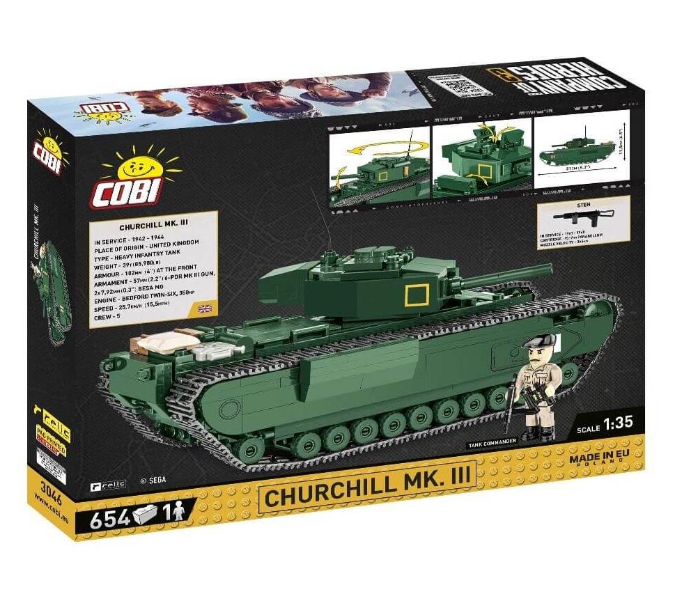 COBI COMPANY OF HEROES 3 CHURCHILL MK. III 3046