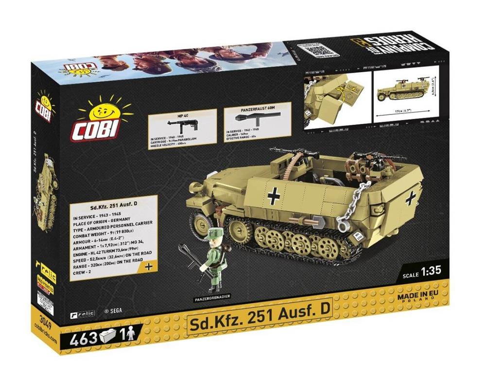 COBI COMPANY OF HEROES 3 SD.KFZ. 251 AUSF.D 3049