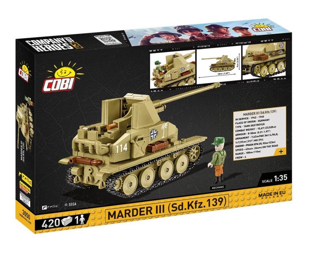 COBI COMPANY OF HEROES 3 MARDER III SD.KFZ.139 3050